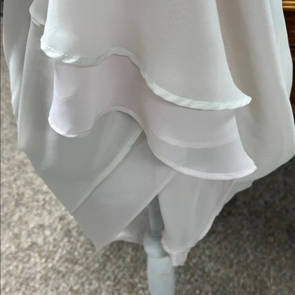 Elegant Cream Lace Slip Dress - Picture 4 of 4